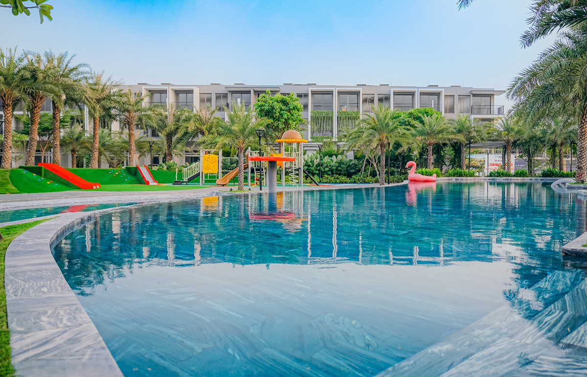 Không gian sống được thiết kế theo phong cách resort tại các khu compound