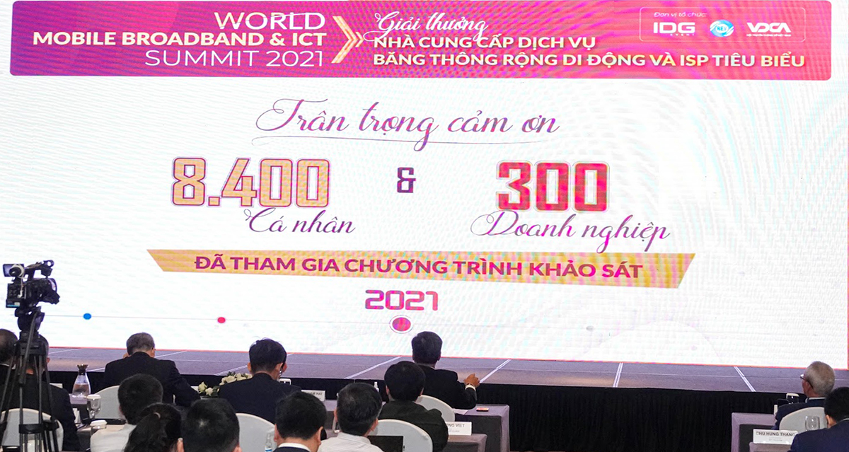 Có hơn 8.400 mẫu khảo sát cá nhân và 300 mẫu khảo sát doanh nghiệp