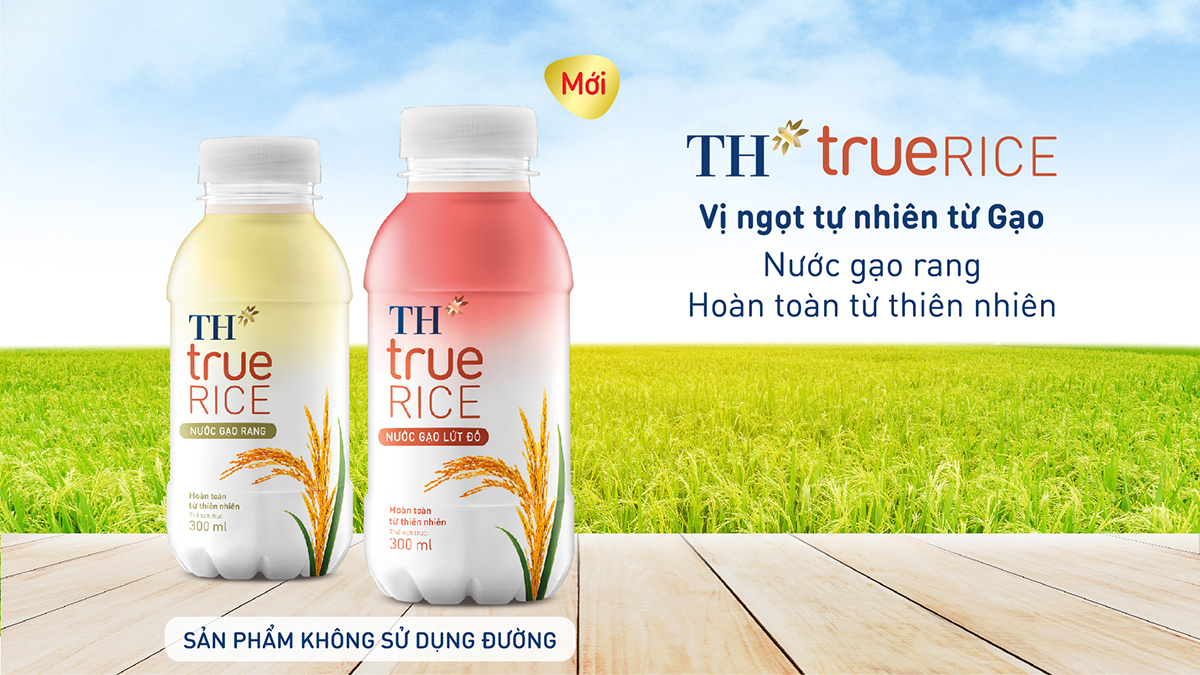 Bộ đôi nước gạo TH true RICE