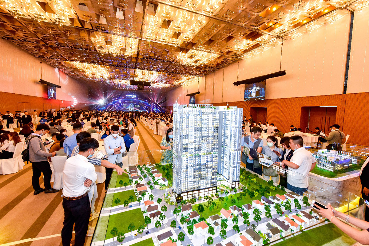 Lễ công bố dự án căn hộ cao cấp Happy One - Central tổ chức từ tháng 1.2021 đã nhận được nhiều sự quan tâm từ phía khách hàng