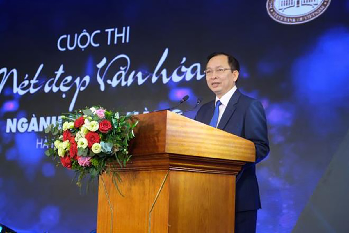 Phó Thống đốc Thường trực NHNN Đào Minh Tú phát biểu khai mạc