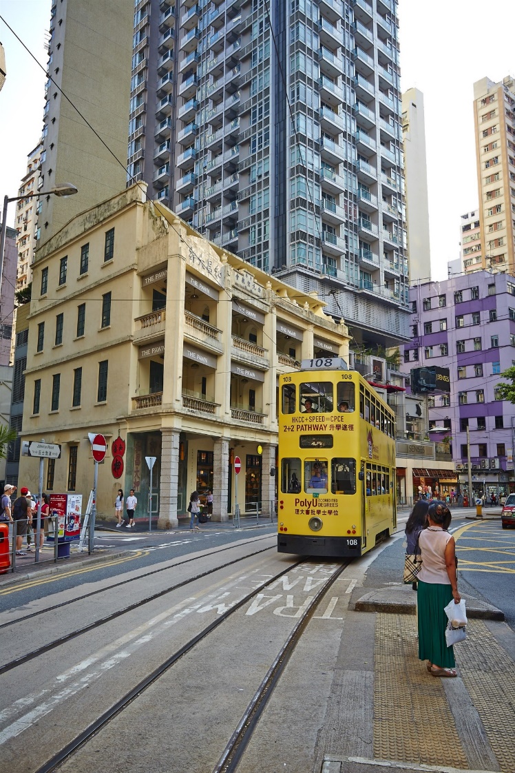 Xe điện Ding Ding là phương tiện giao thông lâu đời ở Hồng Kông