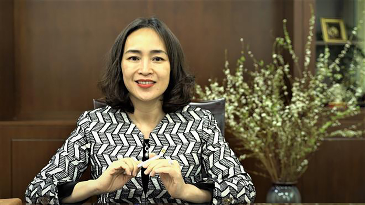 Bà Nguyễn Thị Kim Oanh - Phó tổng Giám đốc Vietcombank 