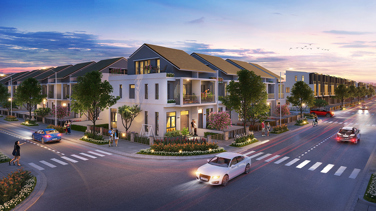 Dòng sản phẩm nhà phố xây sẵn phân khu Sapphire Parkview lần đầu tiên được giới thiệu ra thị trường