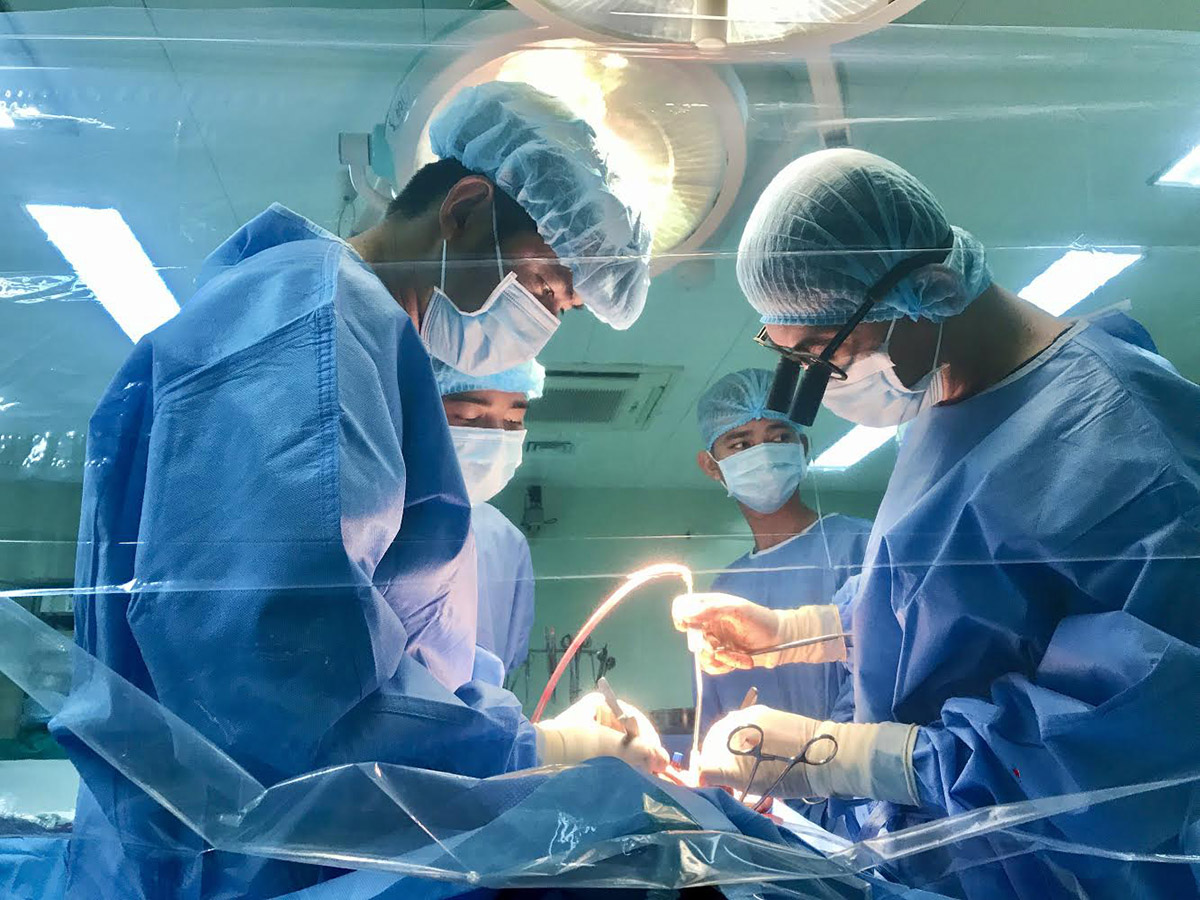 Phẫu thuật tim, một trong những khoa mũi nhọn của BVĐK Trung ương Cần Thơ Ảnh: Đình Tuyển