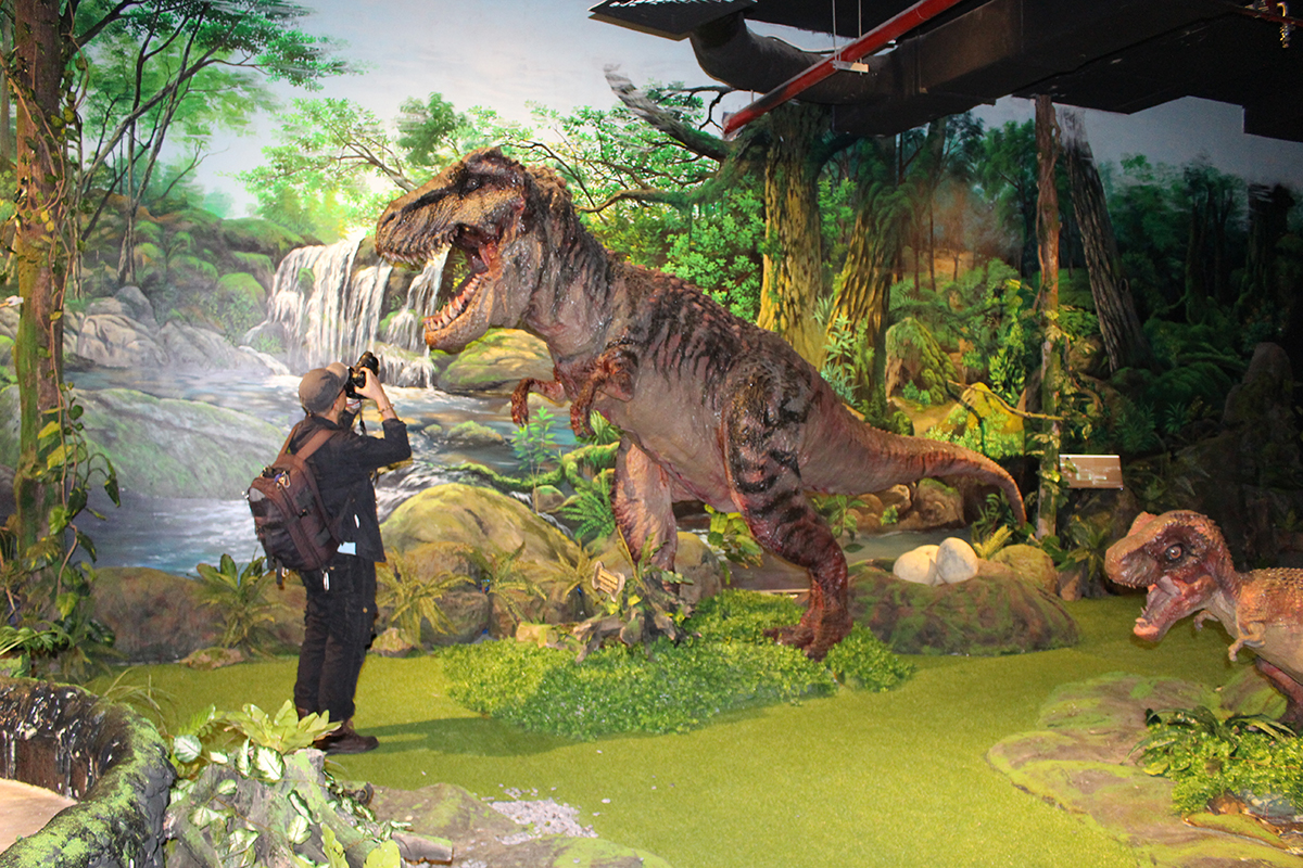 Người hiện đại đến Công viên khủng long JPARK “săn” khủng long cổ đại- ảnh HV