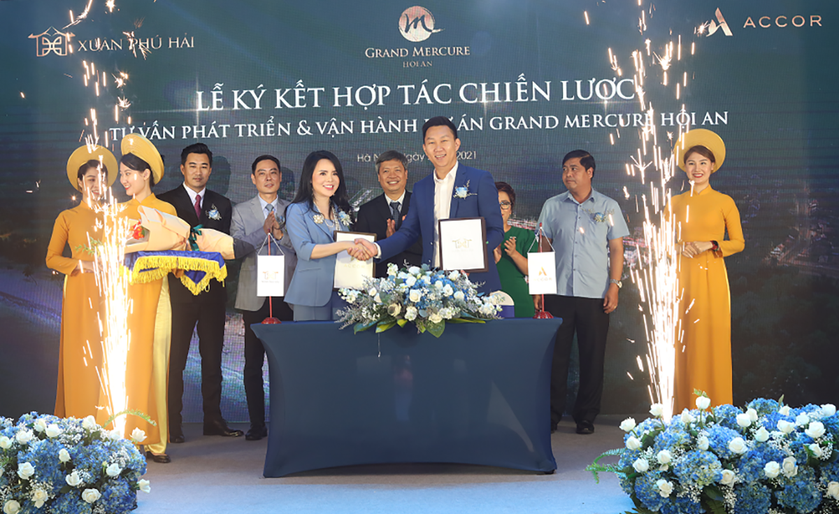 Lễ ký kết hợp tác chiến lược giữa Công ty CP đầu tư và xây dựng Xuân Phú Hải và Tập đoàn Accor