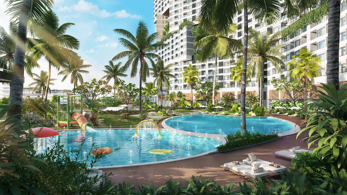 Được đánh giá như điểm đến hàng đầu tại Bình Thuận, căn hộ biển Wyndham Coast mang đến cho khách hàng cuộc sống nghỉ dưỡng đậm chất “xanh”