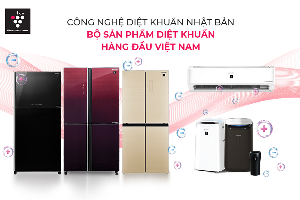 Sharp - Bộ sản phẩm diệt khuẩn hàng đầu Việt Nam