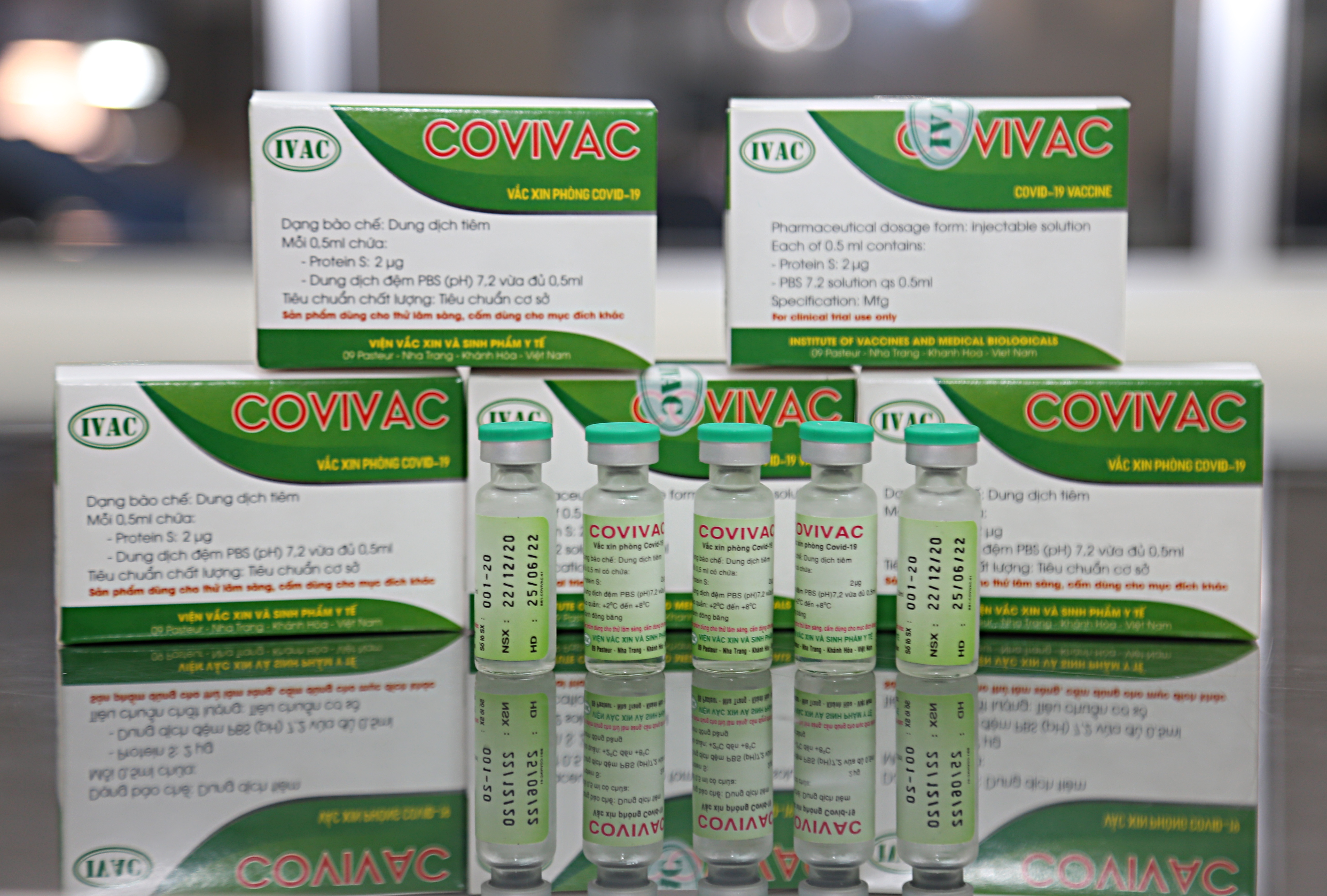 Vắc xin Covivac do IVAC nghiên cứu - Ảnh: Nguyễn Chung 