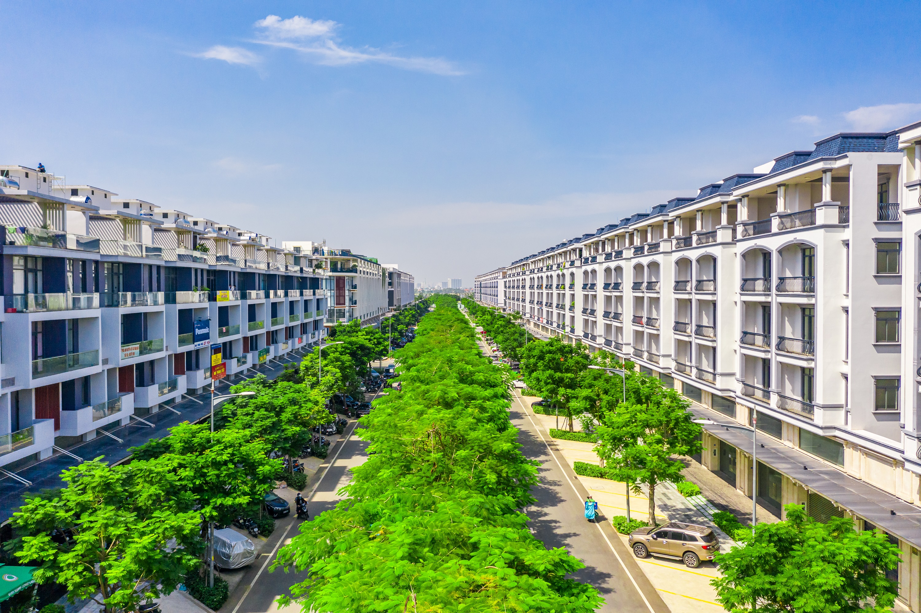 Mảng xanh tại Van Phuc City đạt hơn 16m²/người - Ảnh: ĐP