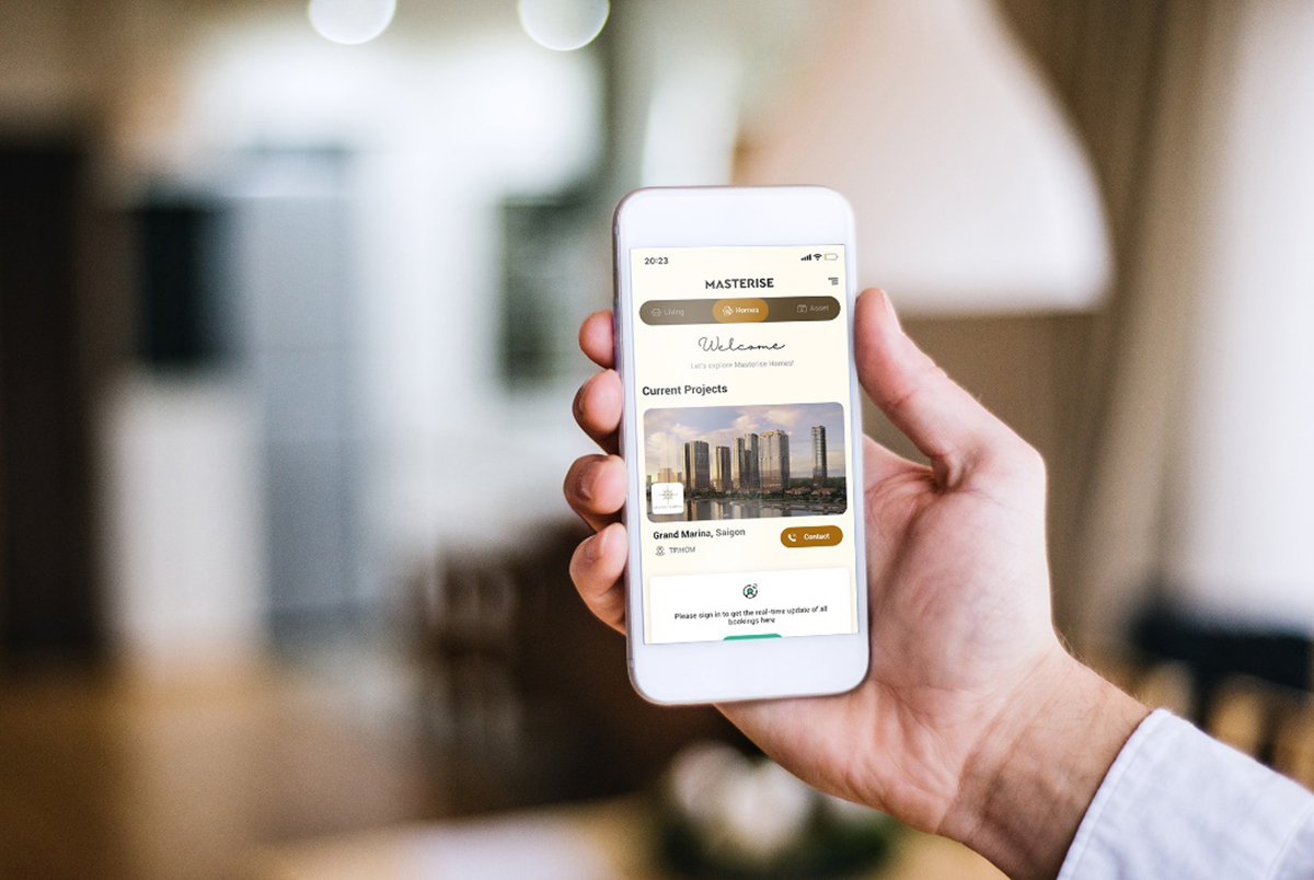 Ứng dụng mua nhà trên điện thoại sắp được ra mắt của Masterise Homes