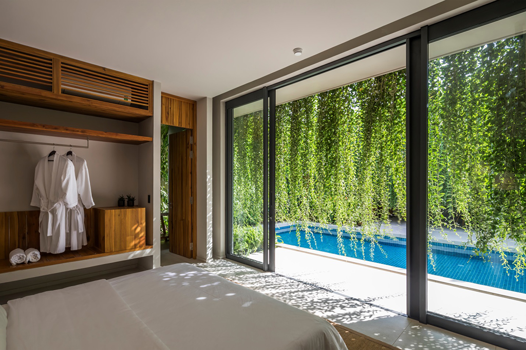 Lối kiến trúc private villa kết hợp xu hướng sống xanh thời thượng, mỗi căn biệt thự tại đây đều trở thành một khu vườn xanh mát