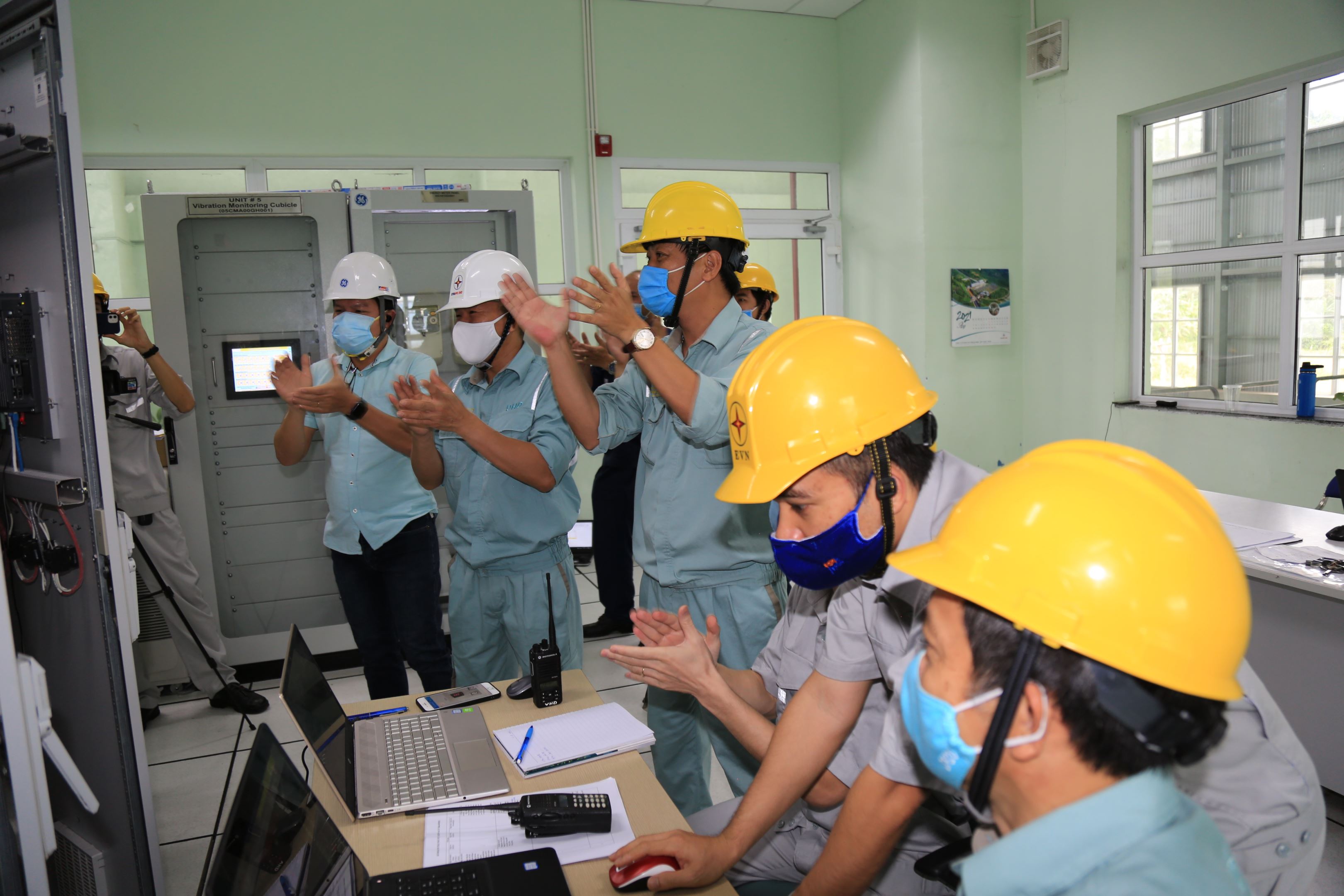 Tổ máy H5 Đa Nhim hòa lưới thành công với công suất 80MW lúc 8 giờ ngày 4.8