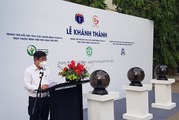 Chủ tịch UBND TP.HCM Nguyễn Thành Phong phát biểu tại buổi lễ