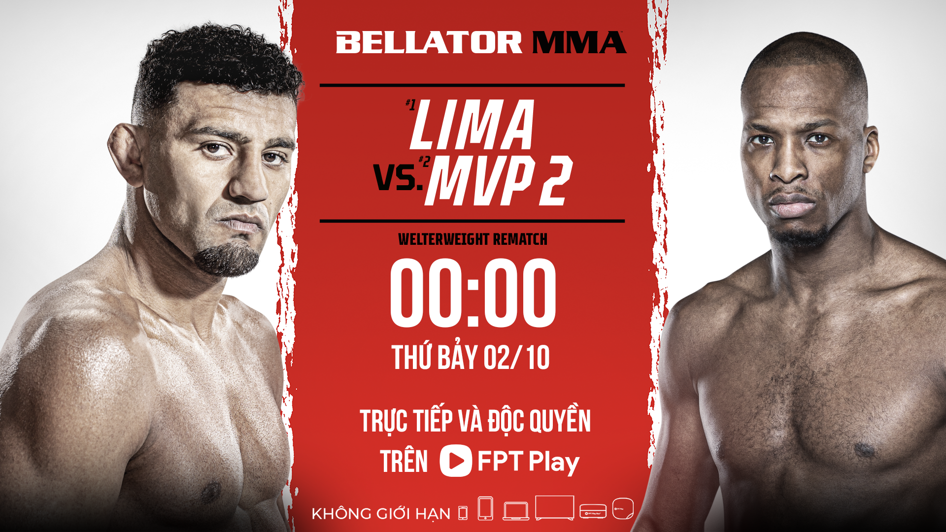  Trận đấu hấp dẫn bậc nhất của sự kiện Bellator 267 giữa Douglas Lima và Michael Page