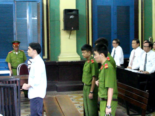 Bị cáo tại phiên tòa - Ảnh: Phan Thương