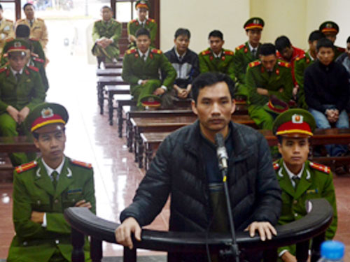 Vũ Ngọc Sơn bị TAND tỉnh Hòa Bình tuyên án tử hình - Ảnh: Việt Hùng