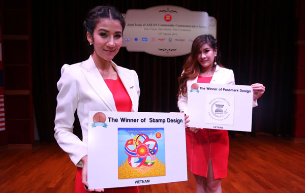 VN giành chiến thắng thiết kế tem ASEAN