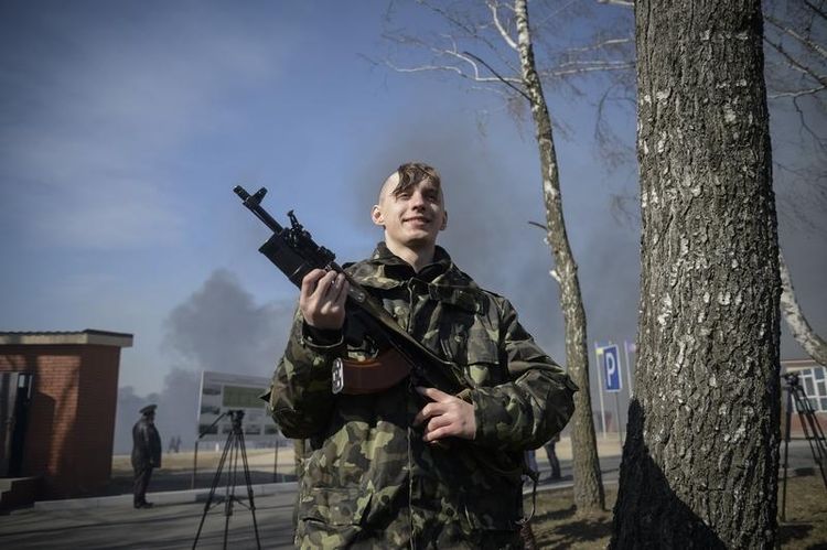 Mỹ huấn luyện vệ binh quốc gia Ukriane