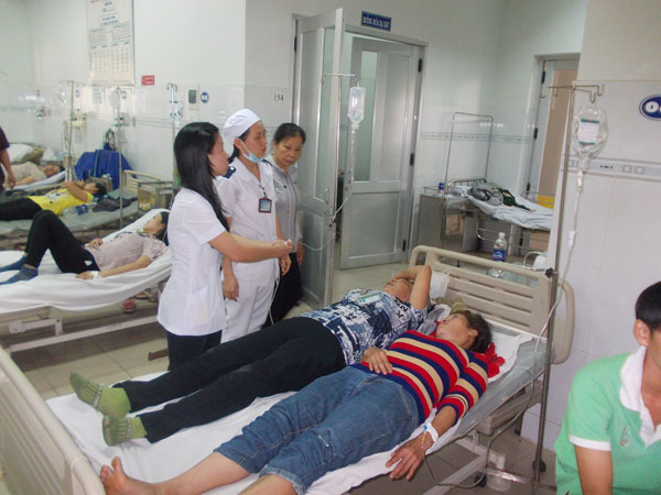 Nhiễm độc khí gas, 8 công nhân nhập viện 