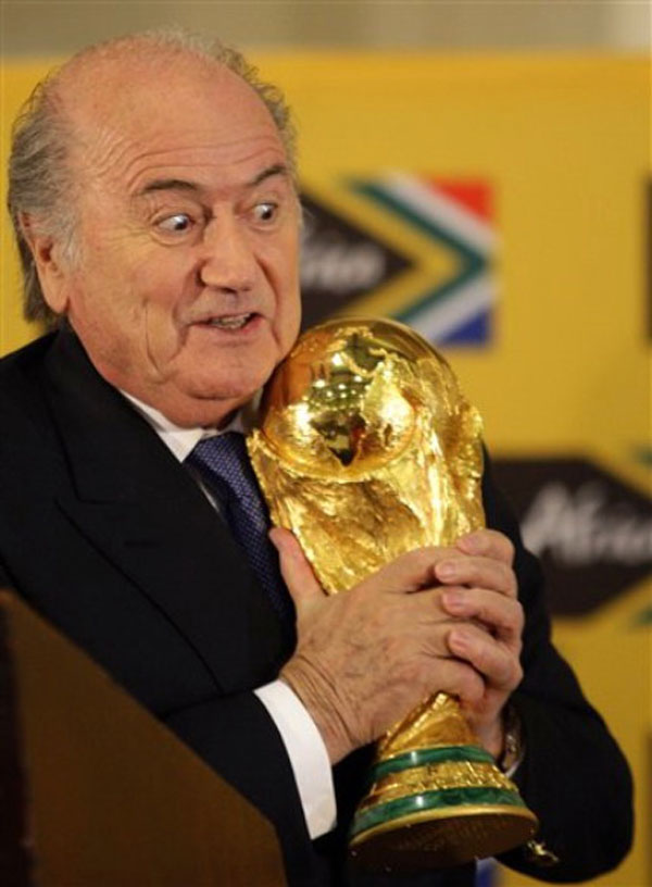Blatter, cánh tay đắc lực của Havelange và cũng là người thể hiện chủ nghĩa cơ hội rõ nét nhất trong hàng ngũ FIFA - Ảnh: AFP