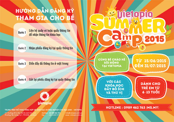 Rèn luyện kỹ năng mềm cho trẻ cùng chương trình Summer Camp tại Vietopia