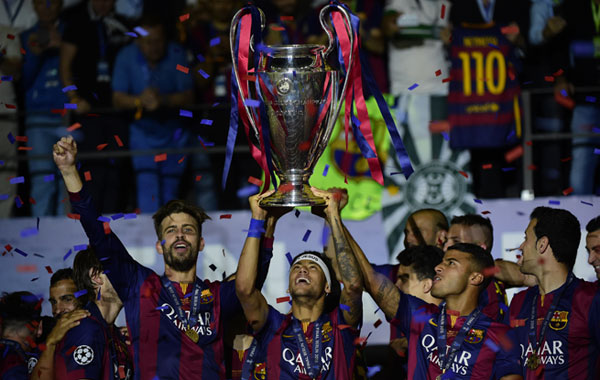 Khán giả VN đang có nguy cơ không xem được các đội như Barcelona thi đấu ở Champions League - Ảnh: AFP