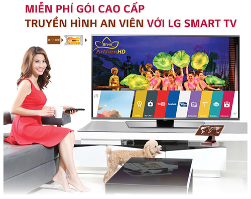 Mua LG smart TV được tặng thẻ CAM của truyền hình An Viên