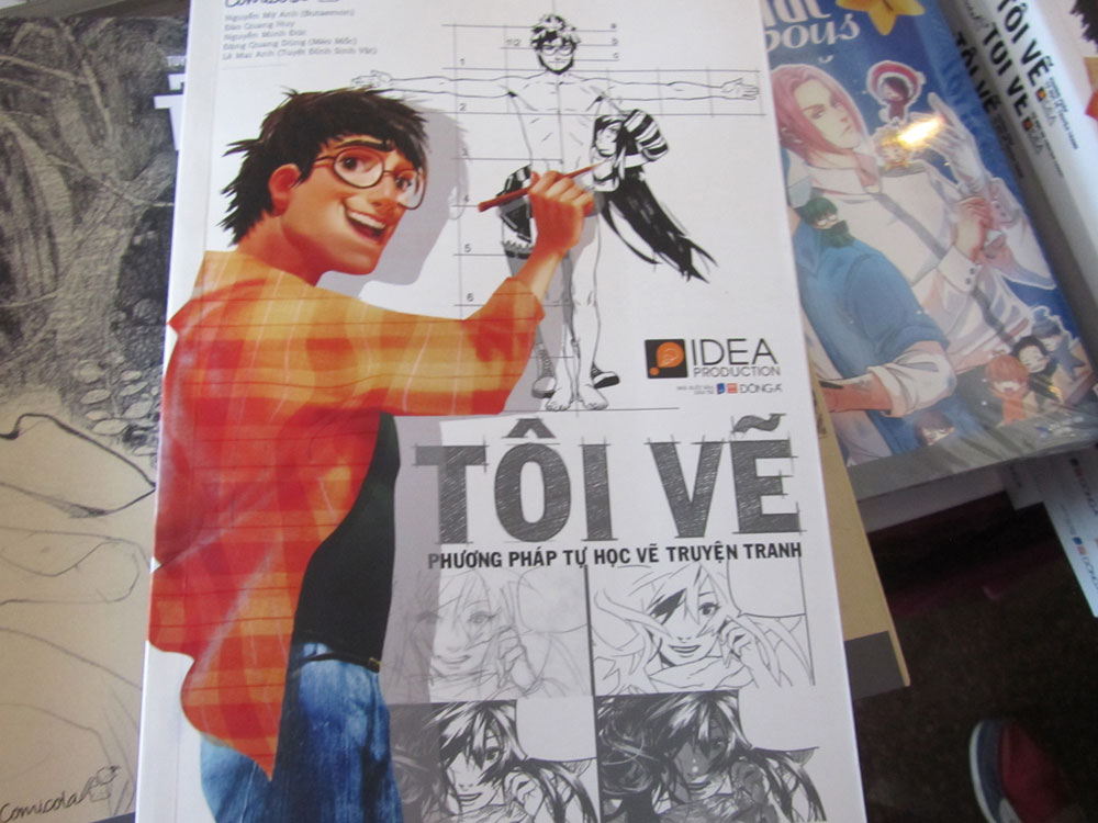 Đã có sách và cả lớp dạy vẽ truyện tranh ở VN - Ảnh: T.N