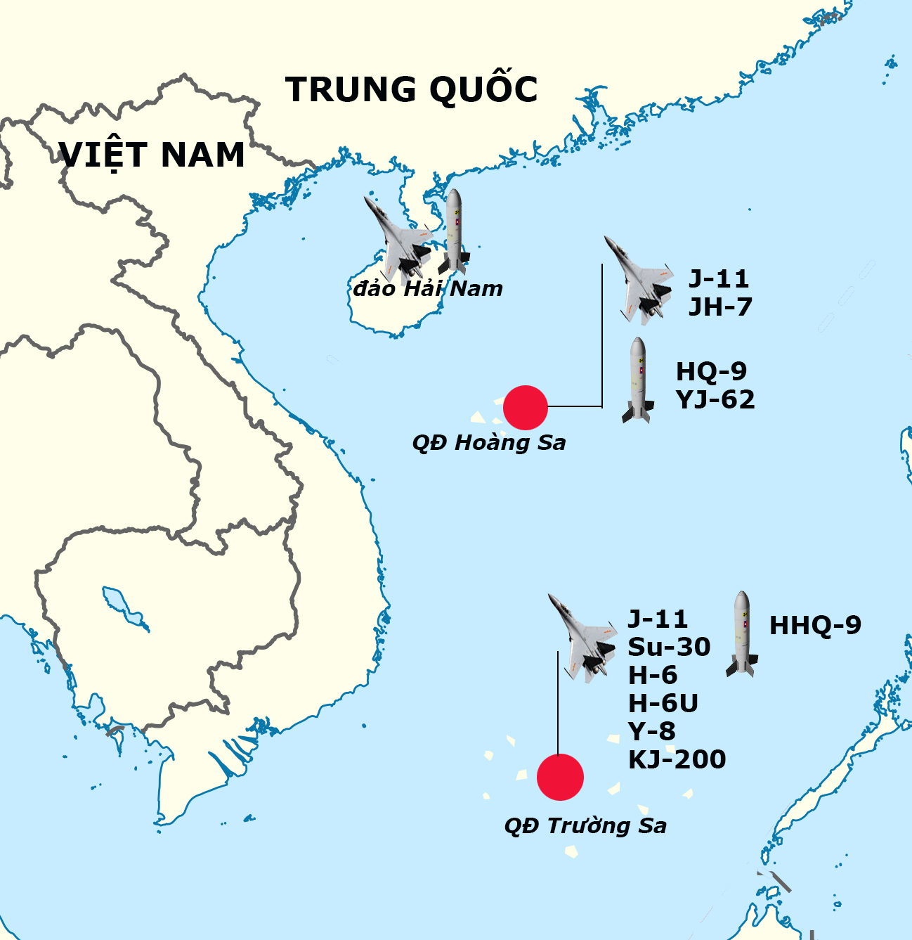 Trận đồ không hải của Trung Quốc trên Biển Đông