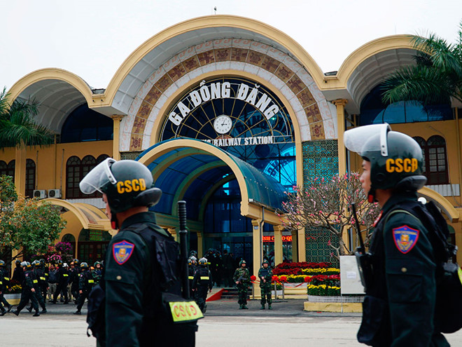 Ga Đồng Đăng trở thành tâm điểm khi là nơi đón đoàn tàu bọc thép của Chủ tịch Kim Jong-un