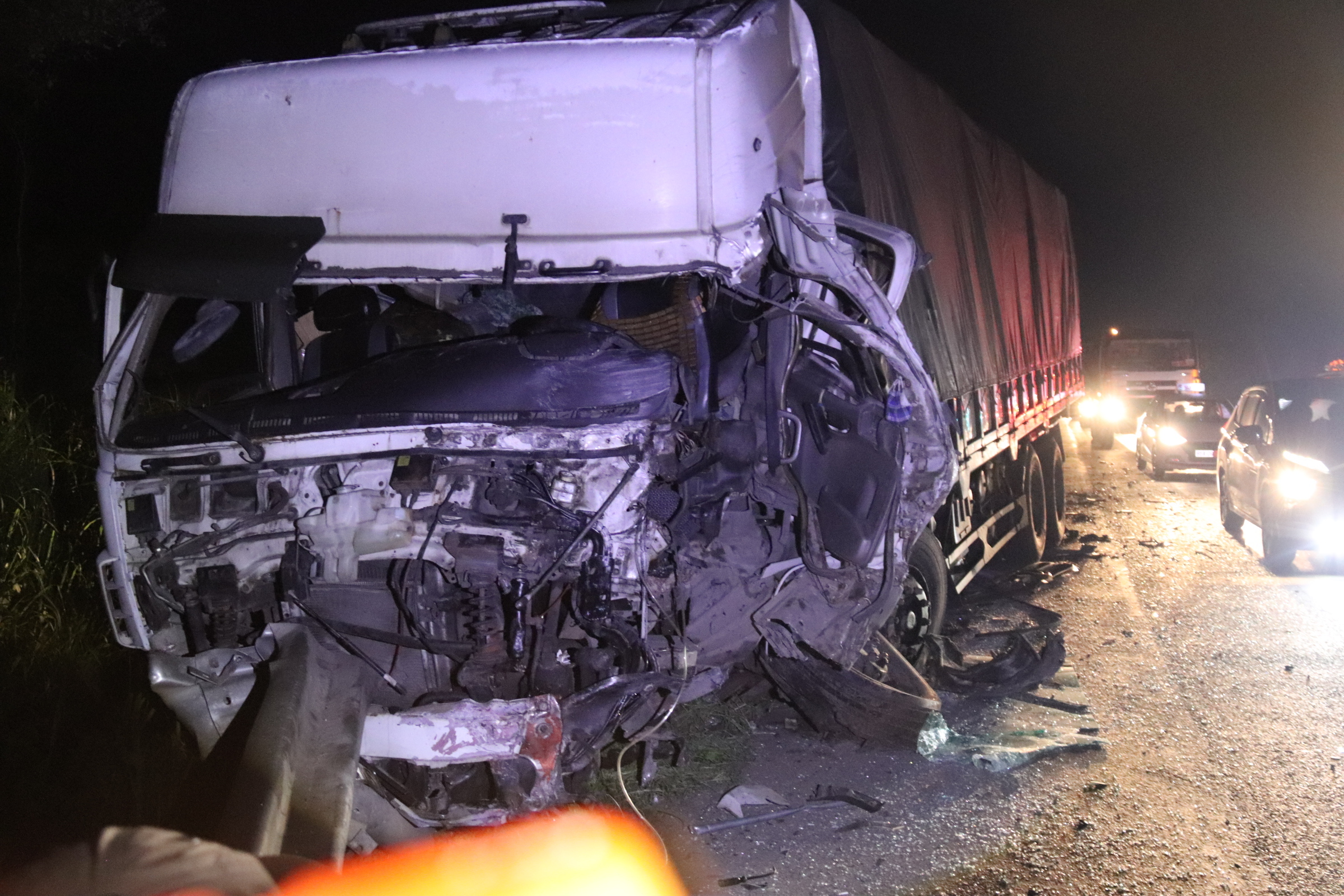 Xe khách đâm trực diện xe tải trên QL1, 8 người chết 