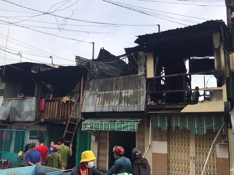 TP.HCM: Bốn căn nhà bị thiêu rụi trong ngày cuối năm