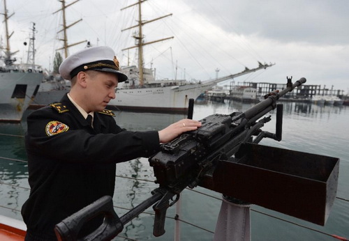Hải quân Ukraine đã mất 2/3 tàu thuyền sau khi Khu Tự trị Crimea bị sáp nhập vào Nga  - Ảnh: AFP 