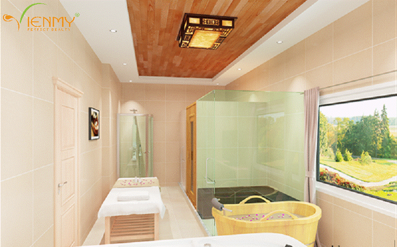 Thiết kế phòng spa tại nhà giúp nâng cao chất lượng cuộc sống gia đình.