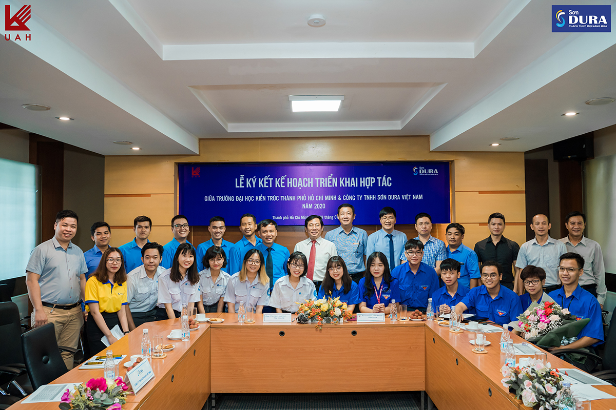   Lễ ký kết hợp tác 2020 giữa Sơn Dura và Đại học Kiến trúc diễn ra vào sáng ngày 09.07.2020