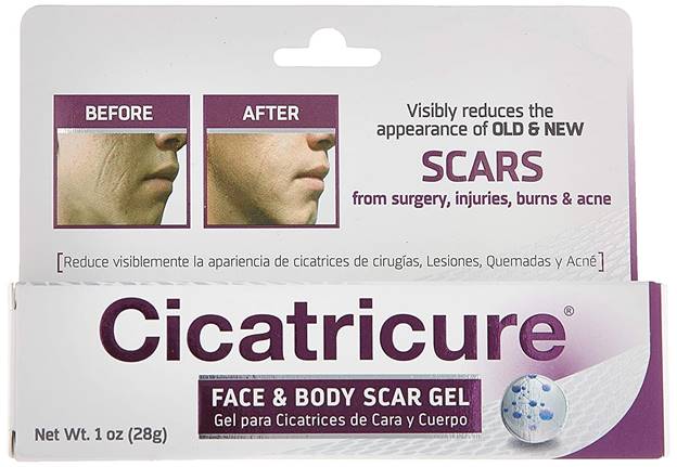 Gel trị sẹo Scar Cicatricure làm mềm và sắp xếp lại cấu trúc các tế bào giúp vết sẹo xẹp dần