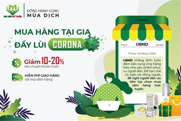 Chương trình: “Mua hàng tại gia - Đẩy lùi Corona” ưu đãi đến 20% tất cả sản phẩm