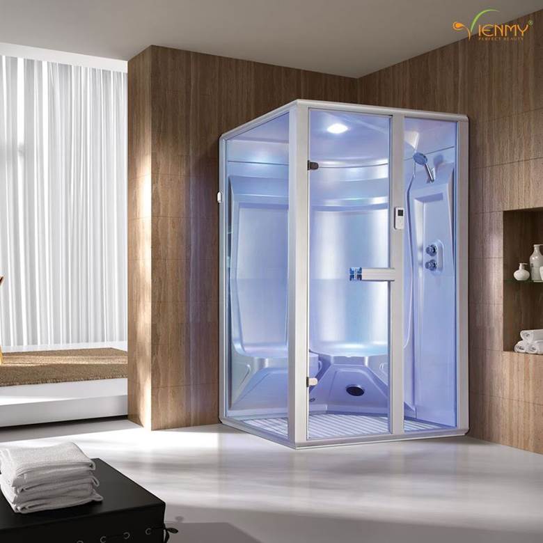 Phòng tắm xông hơi kết hợp tích hợp nhiều liệu pháp spa tại nhà