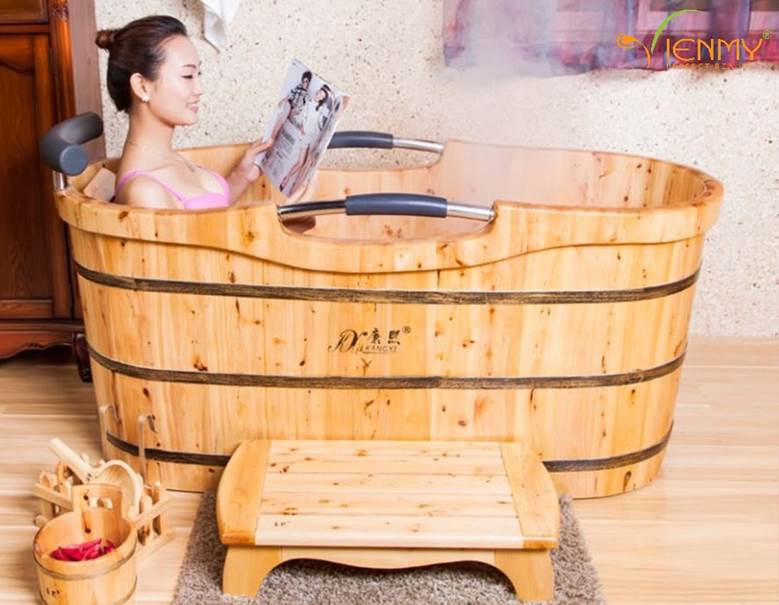 Bồn tắm gỗ giúp tạo được nhiều dịch vụ spa độc đáo