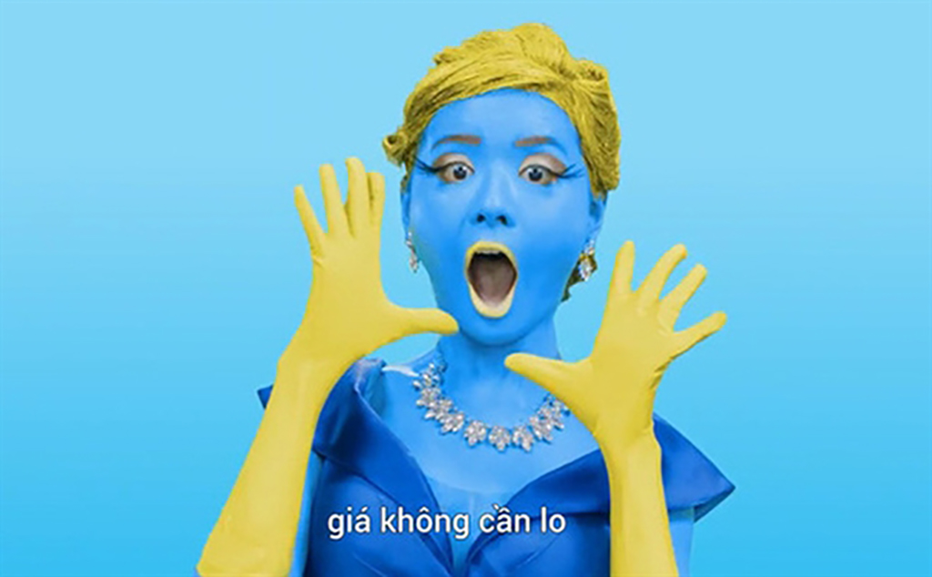 Hình ảnh cô gái người xanh trong TVC quảng cáo mới nhất của Điện máy Xanh đang ngày càng nhận được sự yêu mến của khán giả