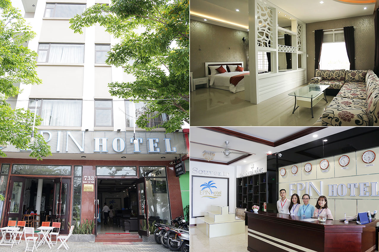 Khách sạn mini đặt tại 59 Hà Bổngvà khách sạn Epin đặt tại 733 Nguyễn Tất Thành của ĐH Duy Tân