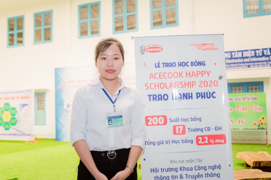 Phạm Thị Kim Quyên - sinh viên trường Đại học Sư phạm Kỹ thuật Vĩnh Long