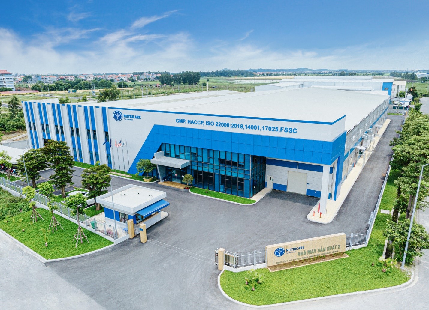 Nutricare sở hữu nhà máy sản xuất hiện đại với hệ thống quản lý chất lượng tiêu chuẩn quốc tế