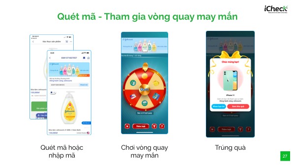 Khách hàng có thể tham gia nhiều chương trình khuyến mãi chỉ với 1 thao tác quét code