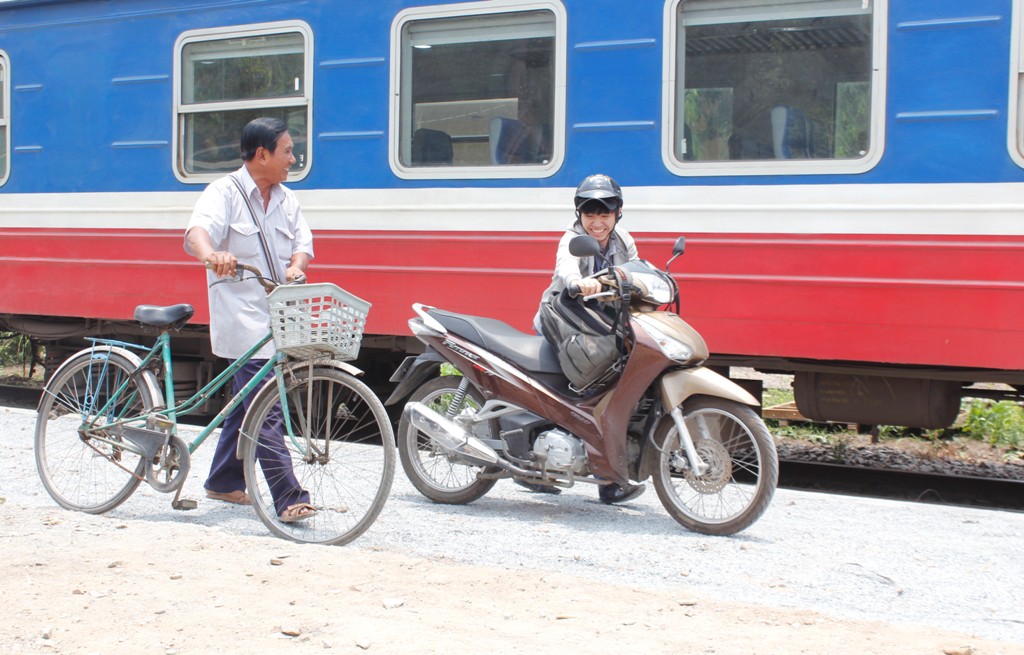 Hành khách đi tàu có nhu cầu mang theo xe máy, xe đạp, xe đạp điện sẽ được vận chuyễn miễn phí