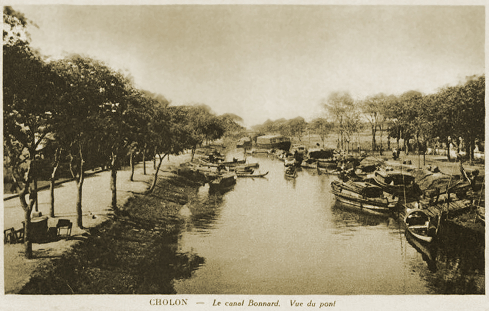 Kênh Bonnard, hay còn gọi là kênh Hàng Bàng vì trên bờ sông có trồng nhiều loại cây bàng - Ảnh tư liệu của nhiếp ảnh gia Tam Thái
