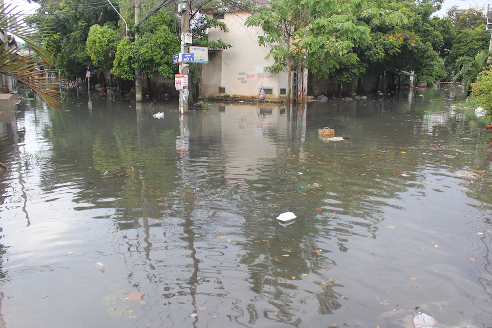 Khu vực hẻm 158 đường Phan Anh (Q.Tân Phú) được xem là "rốn" ngập