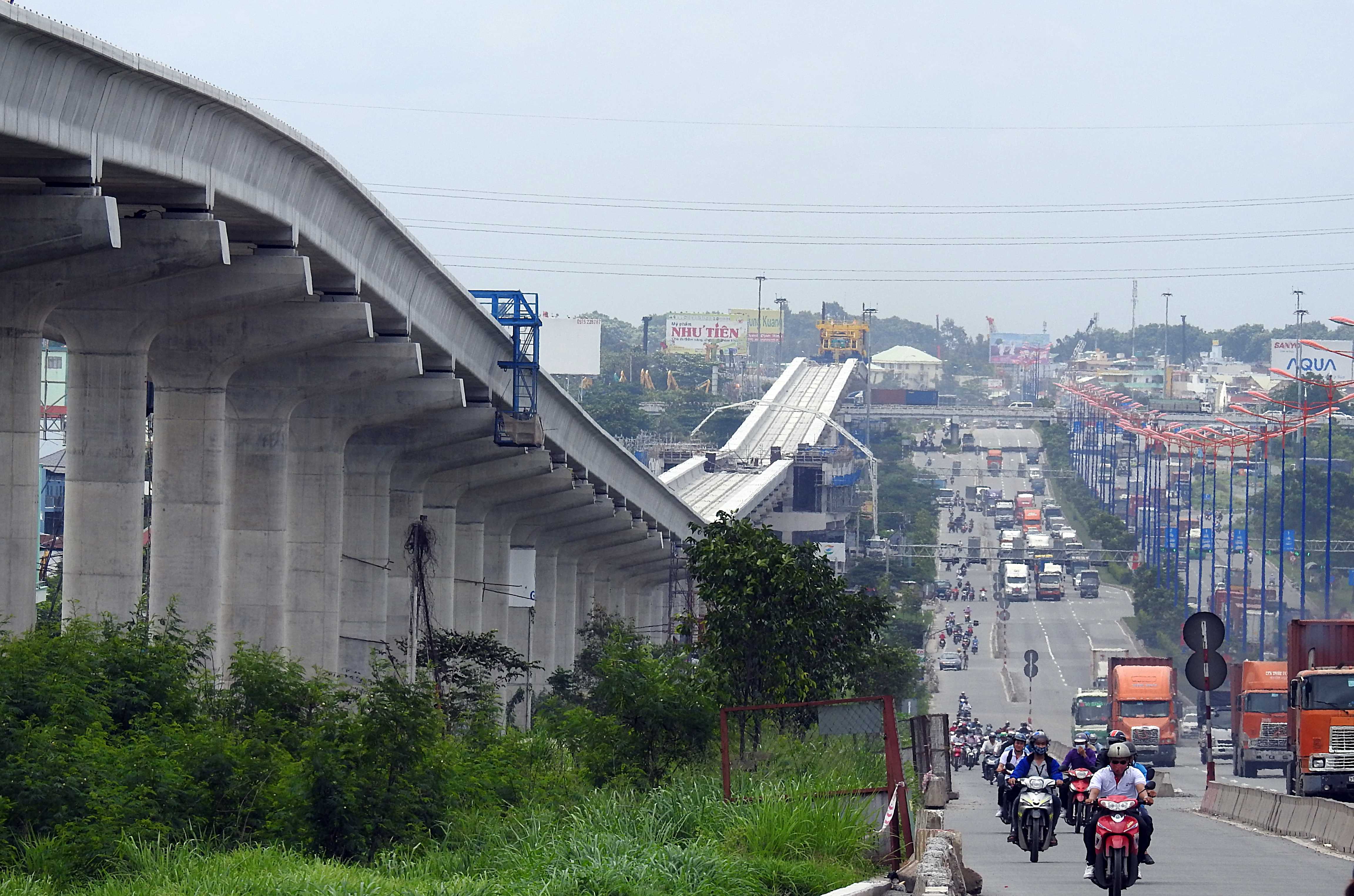 Tuyến metro Bến Thành - Suối Tiên chạy song song với tuyến Xa lộ Hà Nội